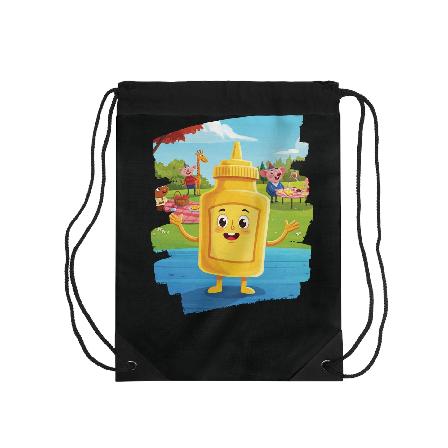 Mayo Lover Drawstring Bag | Funny Street Food Backpack