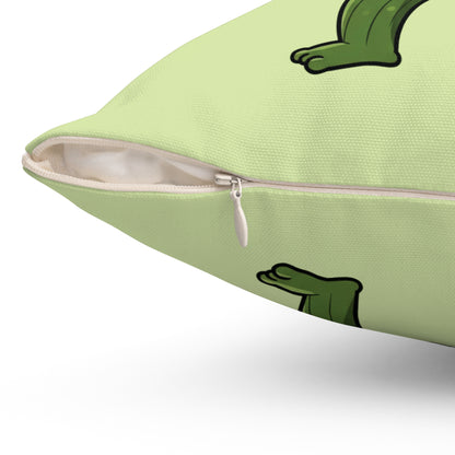 Cactus with sunglasses  throw pillow