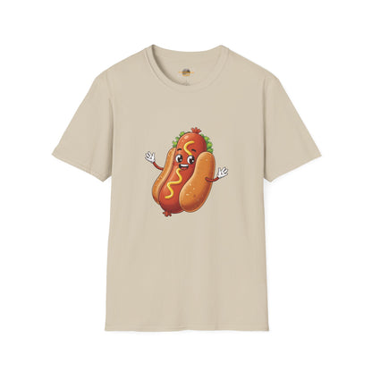 The Mustard Maestro – Classic Hotdog Graphic Tee