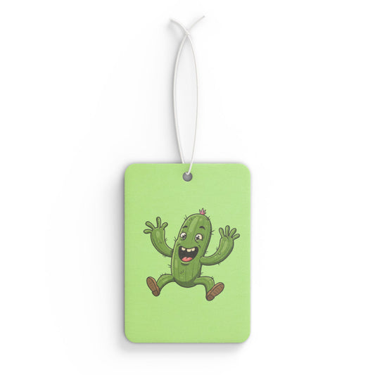 Jumping Cactus Car Air Freshener -  Power Car Freshener: Fresh Scent, Long-Lasting Fragrance, Funny Design