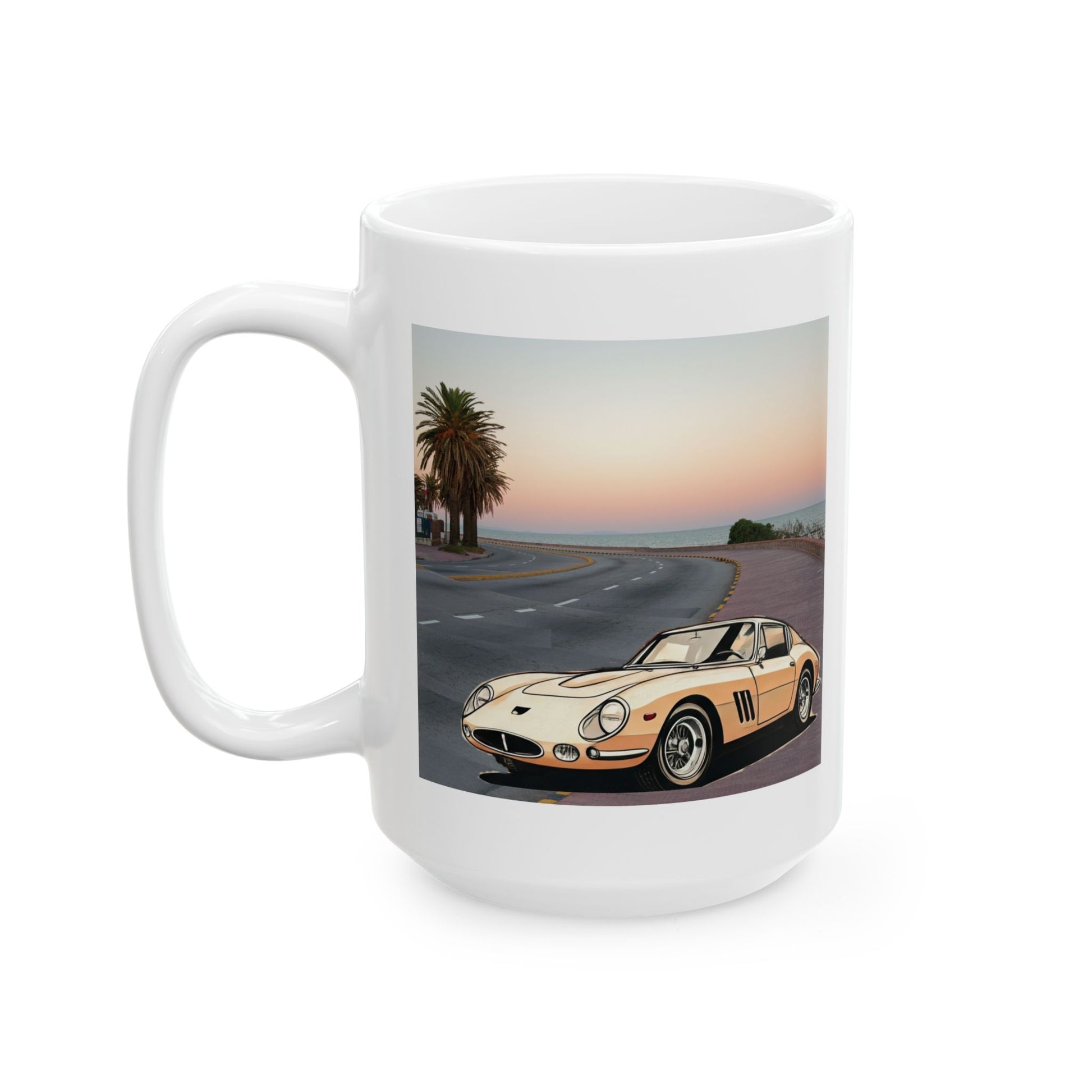 Ferrari 275 GTB Vintage Mug - A Classic Car Lover's Dream Coffee Cup