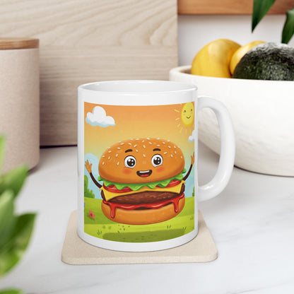The All-American Dream | Street Foods Hamburger Ceramic Mug