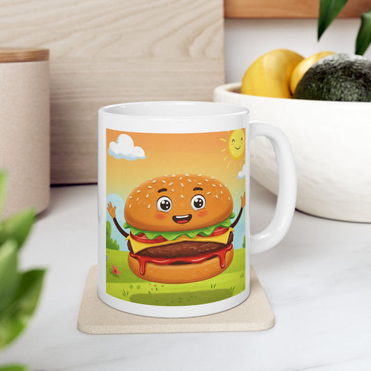 The All-American Dream | Street Foods Hamburger Ceramic Mug