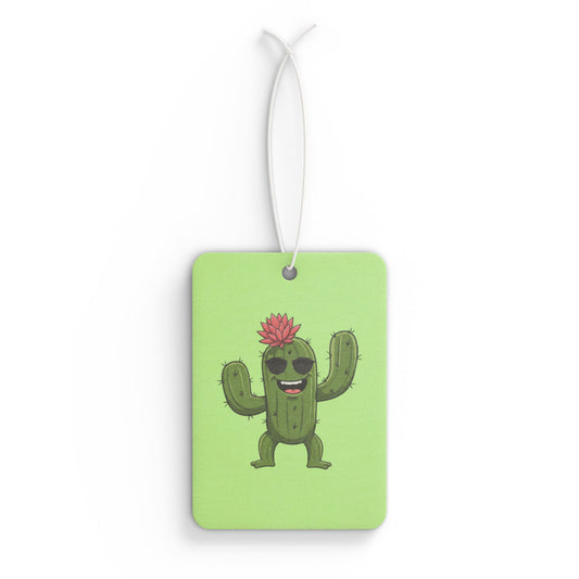 Cactus with sunglasses Car Air Freshener -  Power Car Freshener: Fresh Scent, Long-Lasting Fragrance, Funny Design