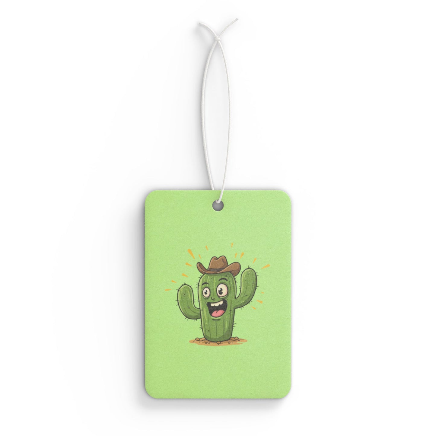 Cactus Cowboy Car Air Freshener -  Power Car Freshener: Fresh Scent, Long-Lasting Fragrance, Funny Design