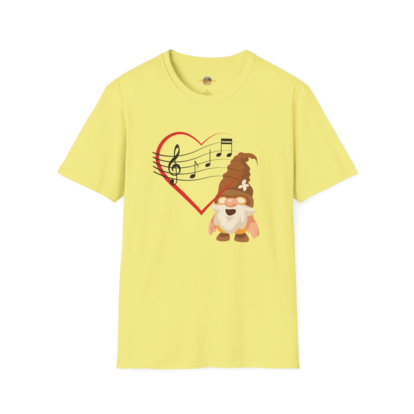 Heart of Music Gnome Unisex T-Shirt: Melodies & Magic