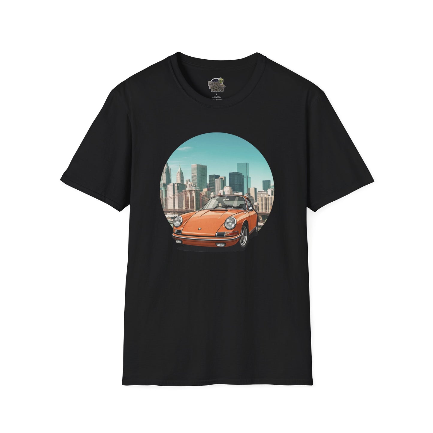 Porsche 911 Unisex T-Shirt - Vintage Power Icon Black
