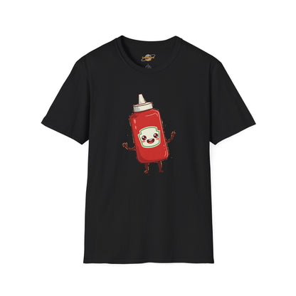 The Crimson Splash – Happy Ketchup Confetti Tee