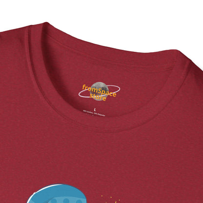 Mystical Book-Reading Gnome Unisex T-Shirt: Stories & Sparkle