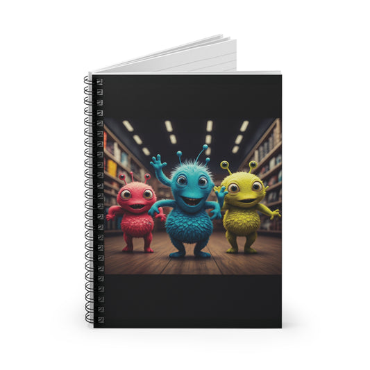 Alien Dancers Spiral Notebook - A Fun & Friendly Journal for Your Brightest Ideas One Size