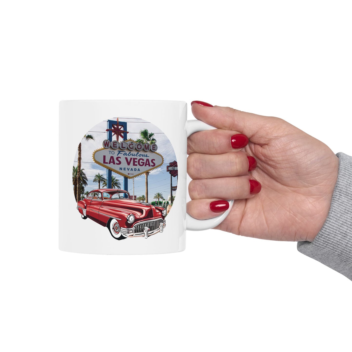Classic 1950s Buick Vintage Mug - Chrome & Style
