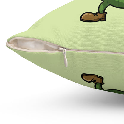 Joyful Cactus throw pillow