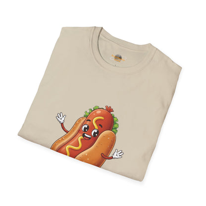 The Mustard Maestro – Classic Hotdog Graphic Tee