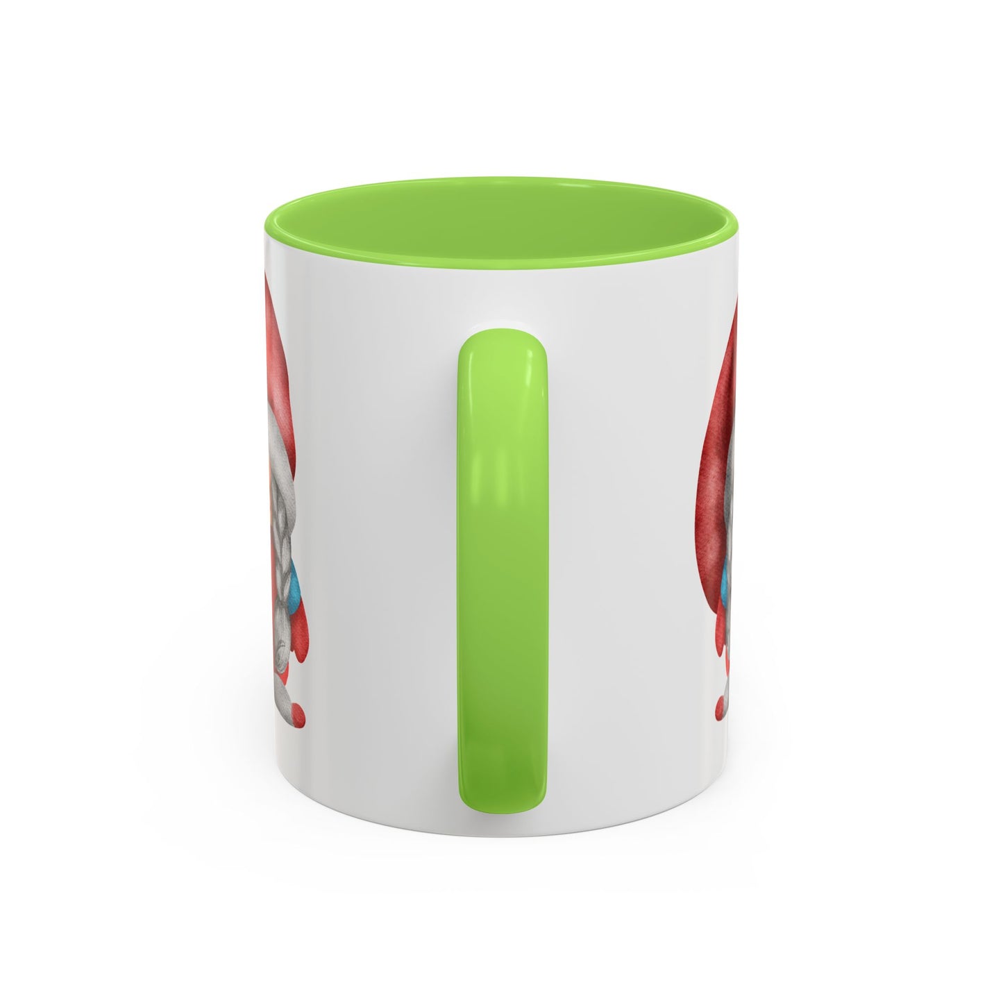Cheerful Red Gnome with Braids Mug - Sip Your Sweet Melody | Ceramic Coffee & Tea Cup (11oz/15oz)