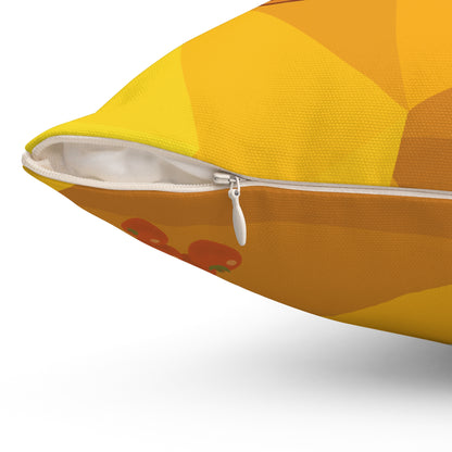 The Shell-Shocked Sweetheart – Happy Taco Throw Pillow