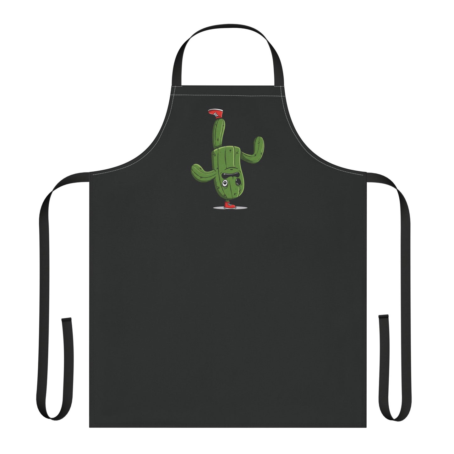 Cactus upside-down on a foot - apron
