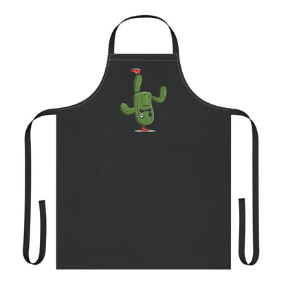 Cactus upside-down on a foot - apron
