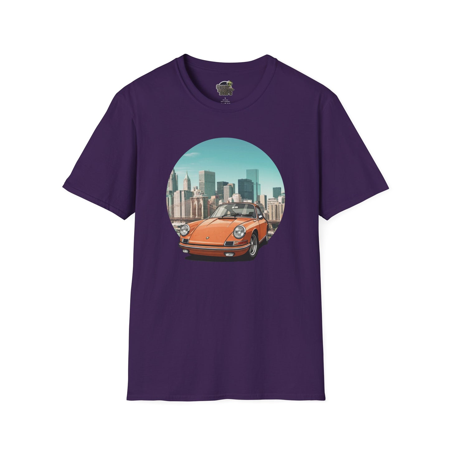 Porsche 911 Unisex T-Shirt - Vintage Power Icon Purple