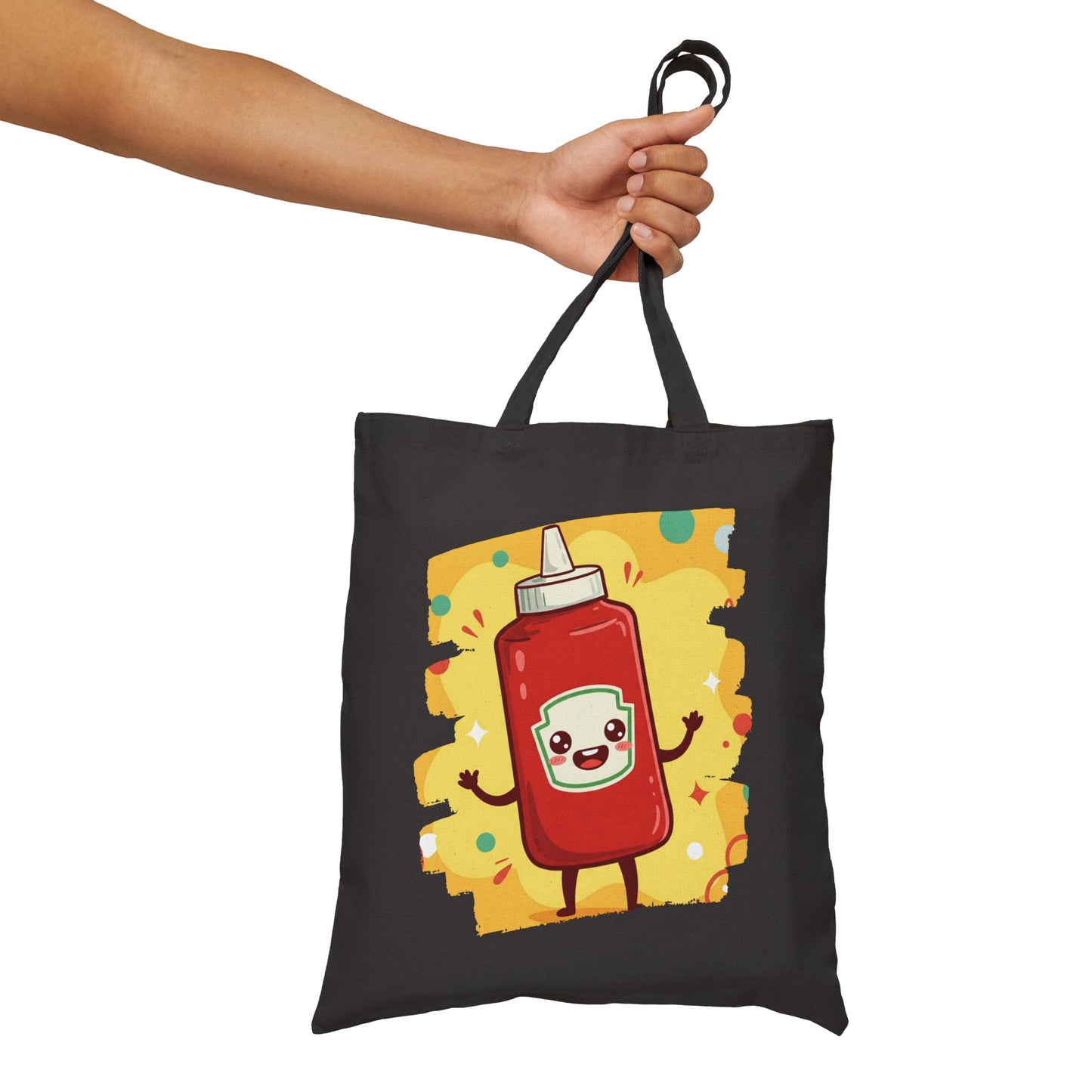 The Crimson Splash – Happy Ketchup Confetti Tote