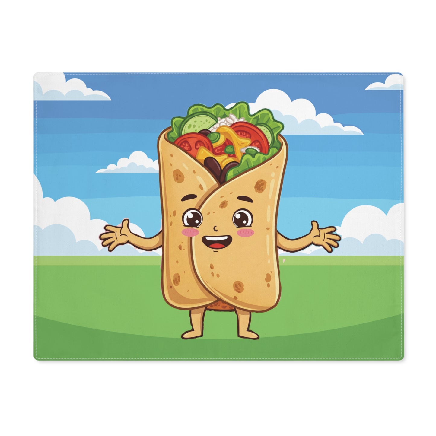 The Infinite Wrap, Kawaii Burrito Placemat