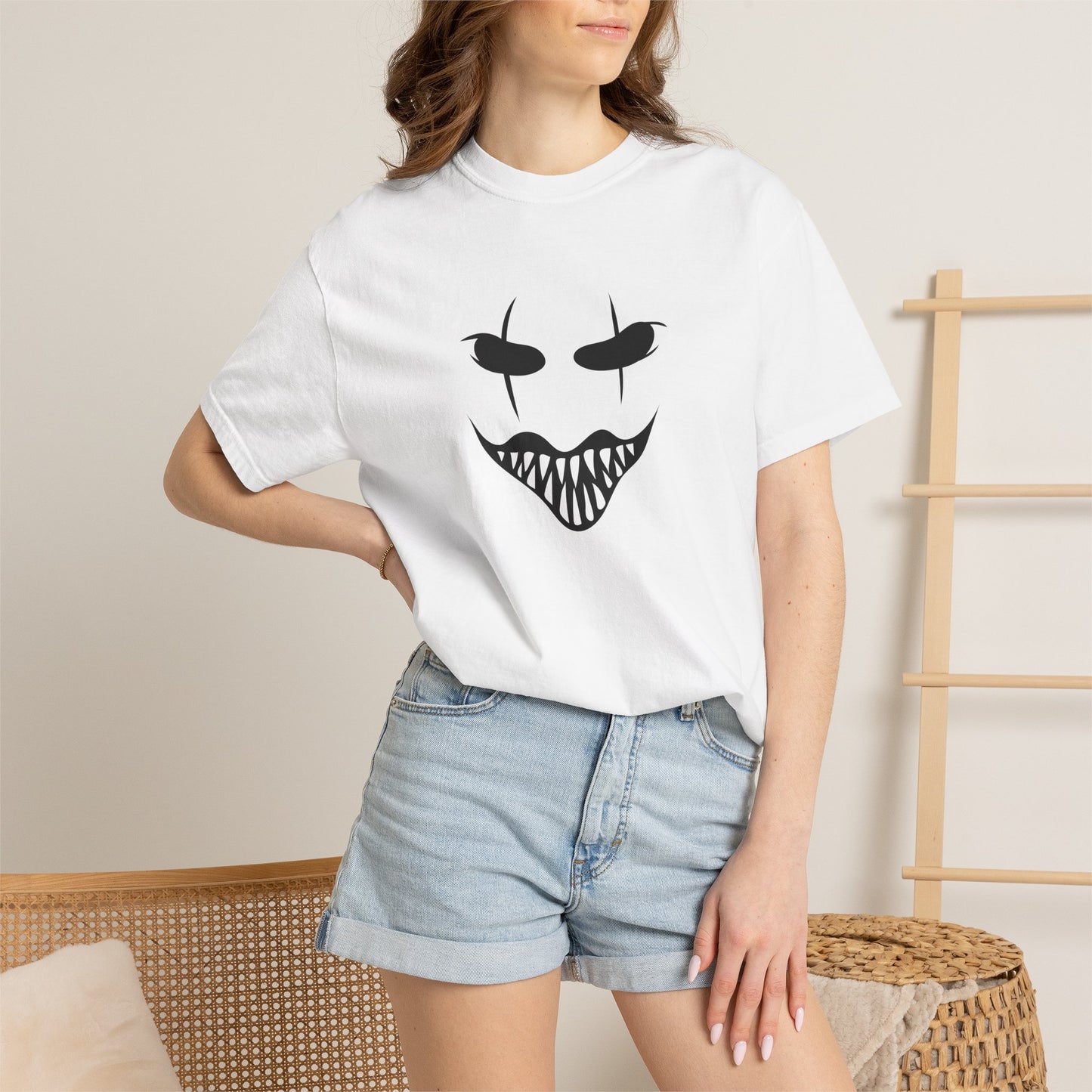 Halloween Mask Unisex T-Shirt | Spooky Grin Tee