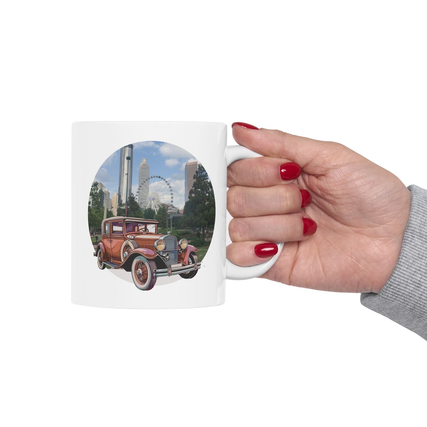 Copy of Ford Atlanta Skyliner Vintage Mug - Relive 1930s American Car Charm