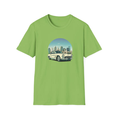 Chevrolet Corvette Unisex T-Shirt - American Legend of the 50s Lime
