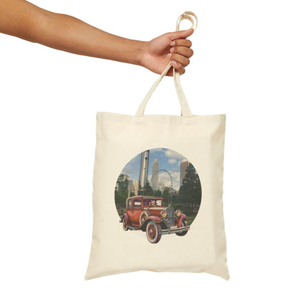 Ford Atlanta Skyliner Tote Bag: Vintage Car Passion Meets 1930s American Cinema