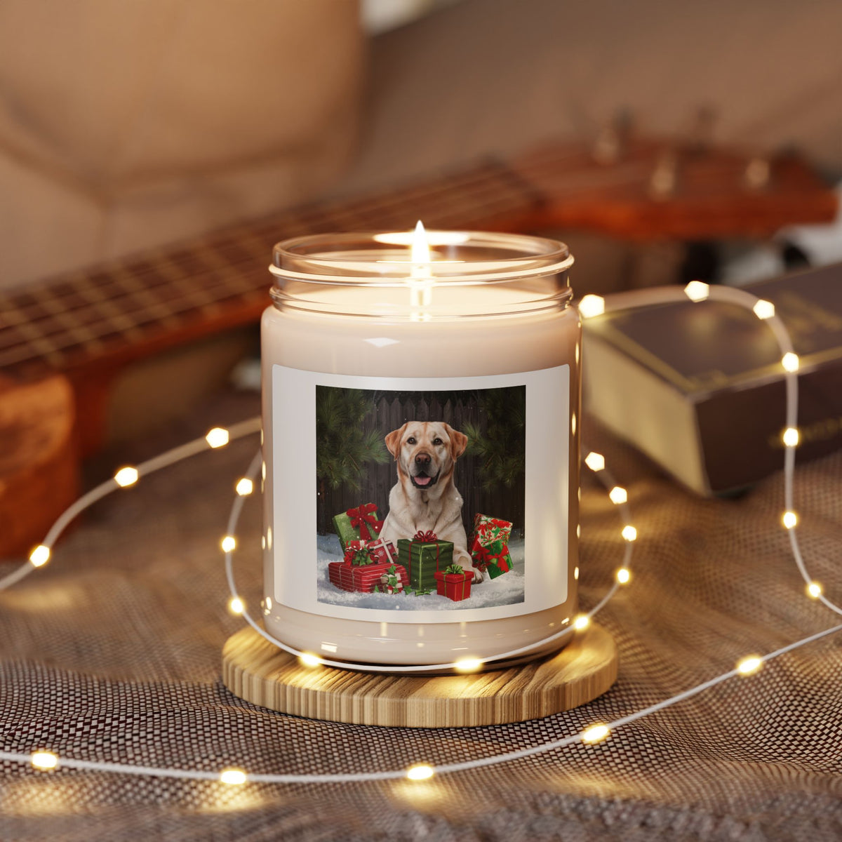 Copy of Custom Cat Christmas Candle | Personalized Pet Gift | Soy Wax, 9oz