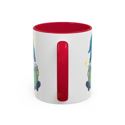 Whimsical Gnome & Music Book Mug - Brew Your Story | Ceramic Coffee & Tea Cup (11oz/15oz)