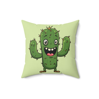 Joyful Cactus throw pillow