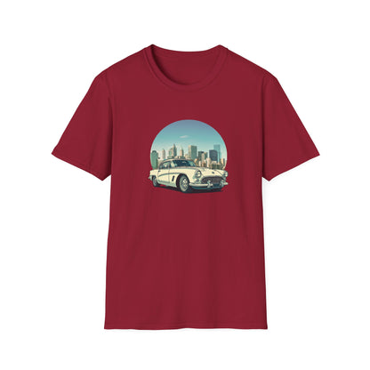 Chevrolet Corvette Unisex T-Shirt - American Legend of the 50s Cardinal Red