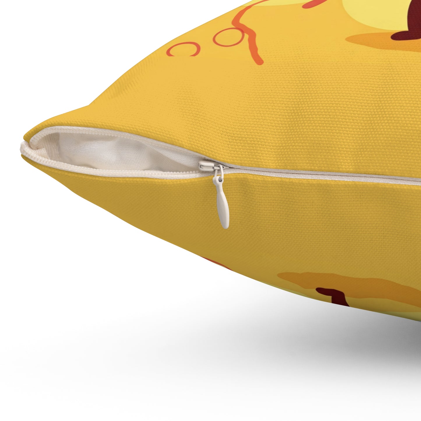 The Crimson Splash – Happy Ketchup Throw Pillow