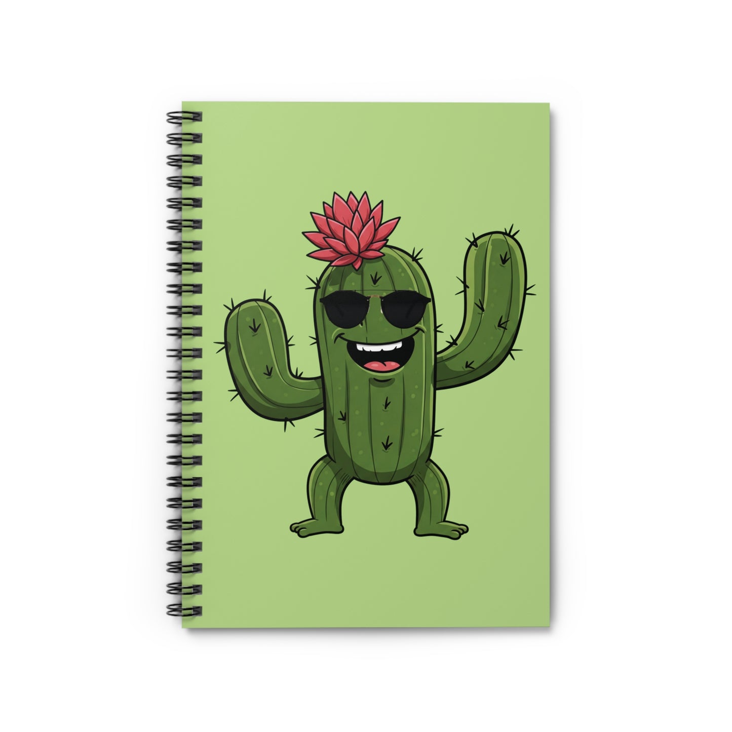 Cool Cactus Sunglasses Spiral Notebook | Unique Gift for Students