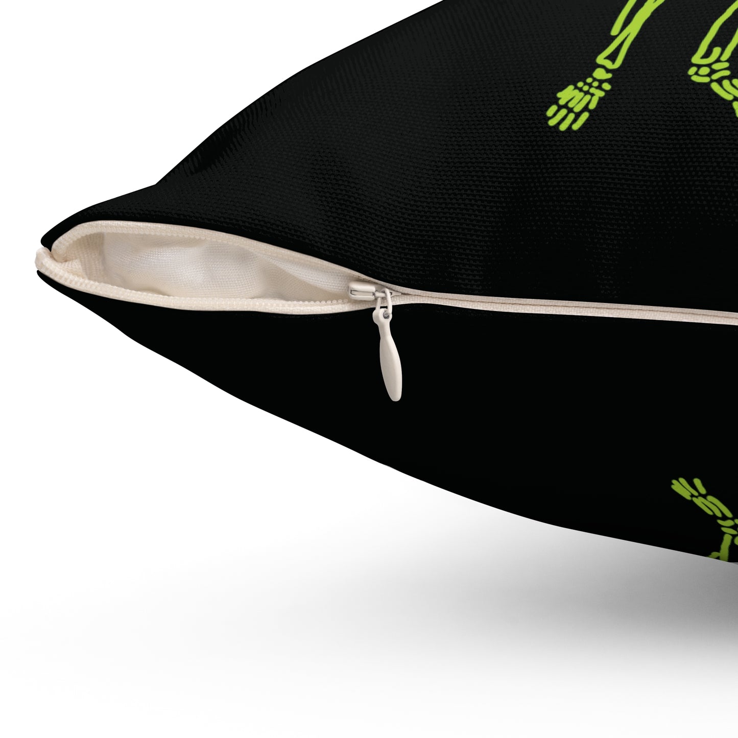 Midnight Jazz: Fluo Saxophone Skeleton Pillow