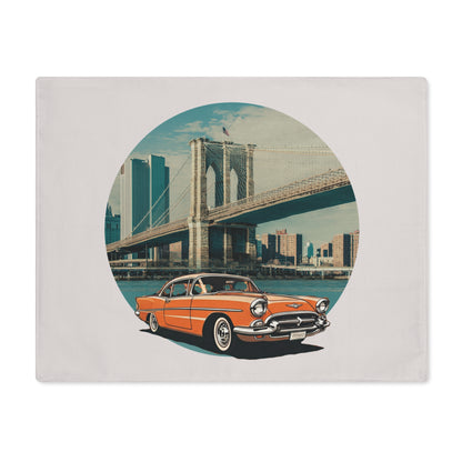 The Bridge to Yesterday: Orange Bel Air Cotton Placemat