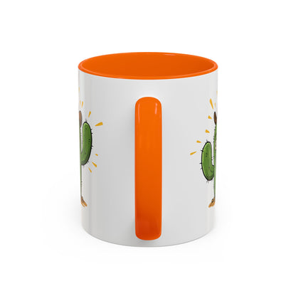 Cactus Mania Cowboy Cactus Mug - Fun & Durable Ceramic Cup for Cactus Lovers