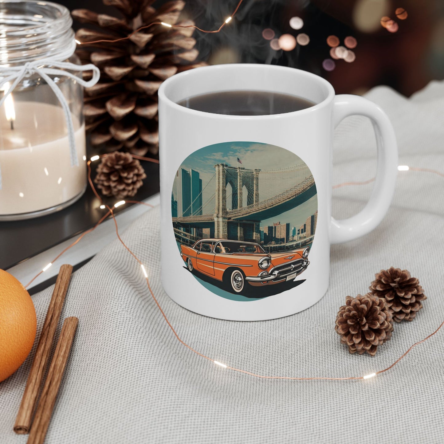 1950s Classic Chevrolet Bel Air Mug - Retro Americana