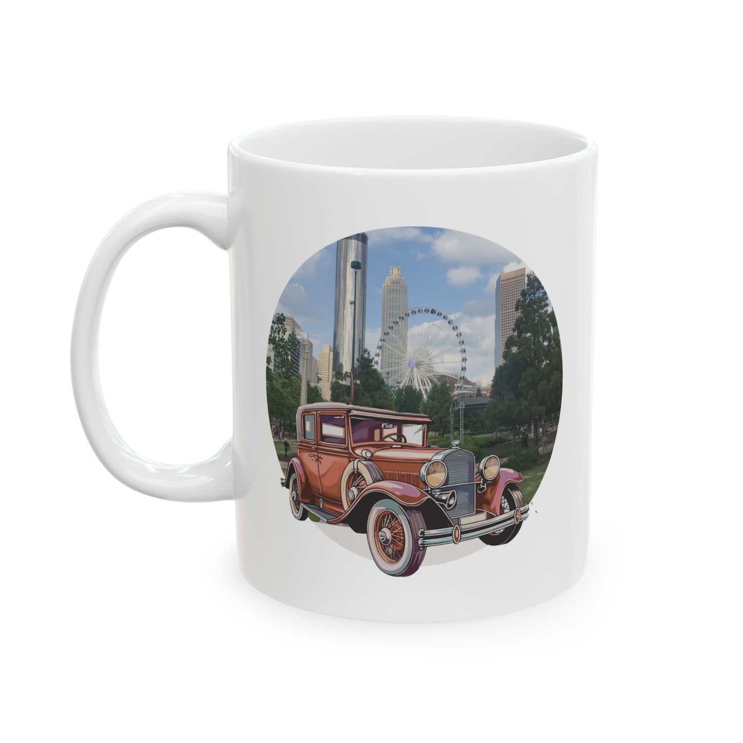 Copy of Ford Atlanta Skyliner Vintage Mug - Relive 1930s American Car Charm