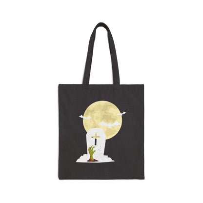 Graveyard Haunt: The Halloween Cemetery Tote Bag