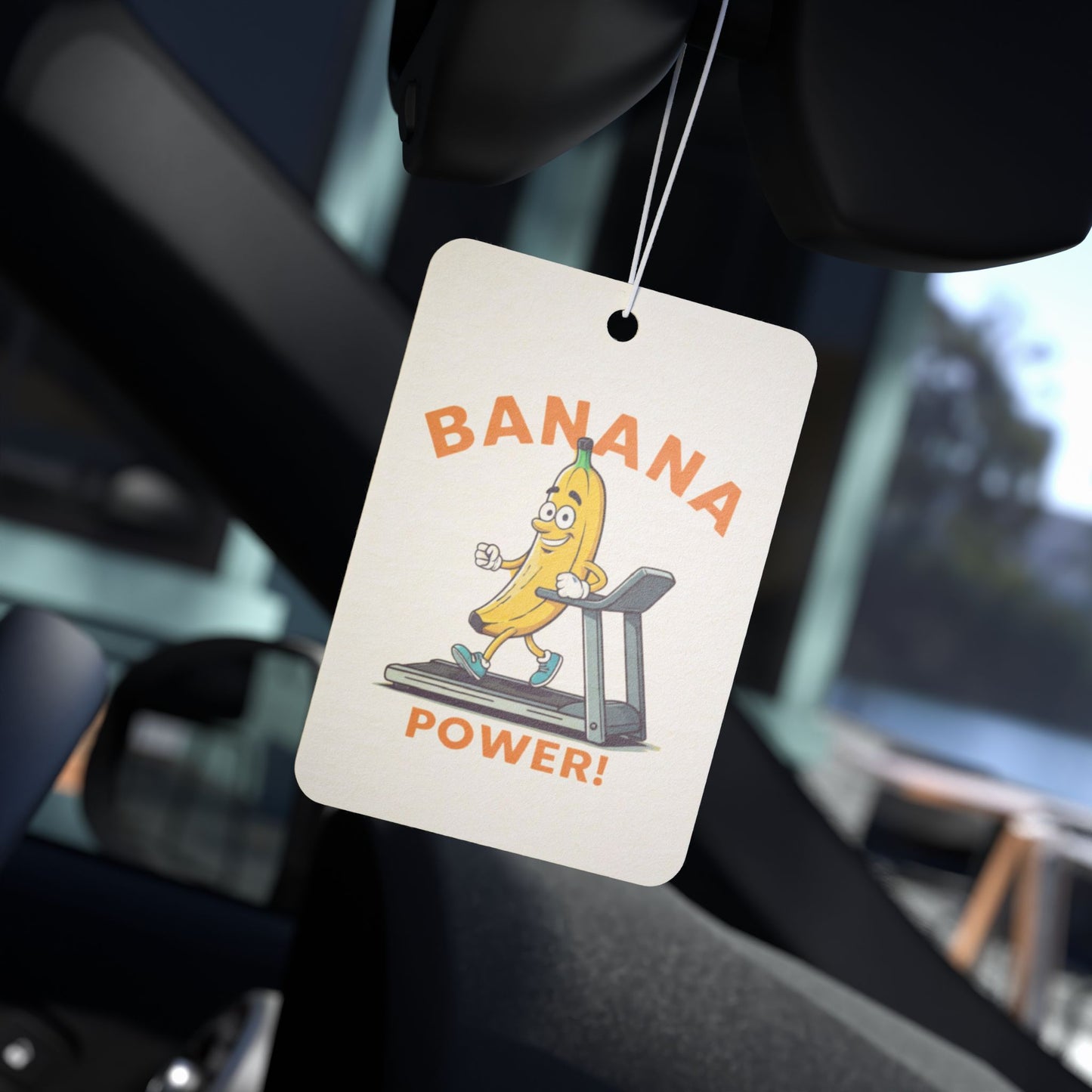 Funny Banana Power Car Air Freshener - Long Lasting Scent