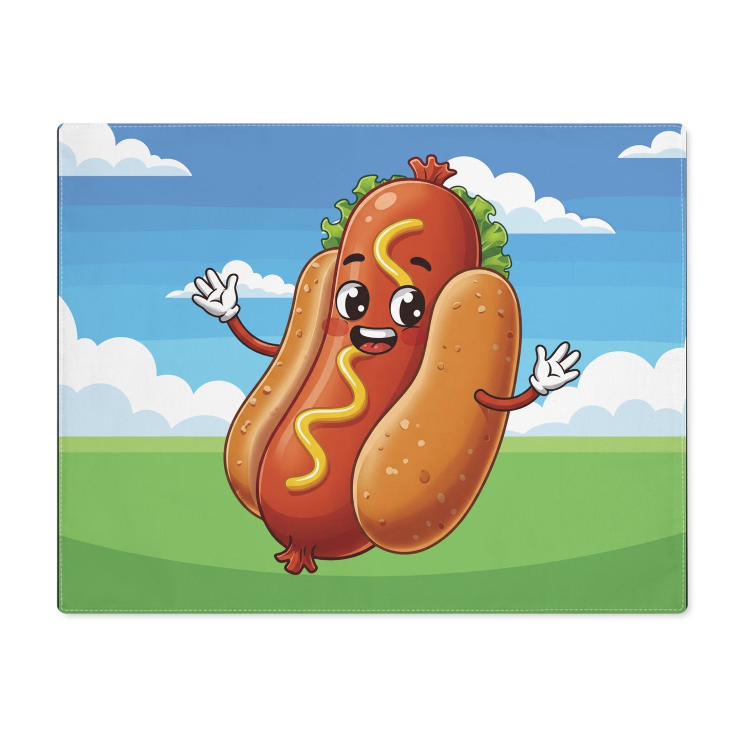 Cloud-Nine Hot Dog, The Flying Frank Placemat