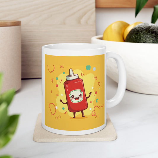 The Crimson Catalyst | Street Foods Ketchup Ceramic Mug