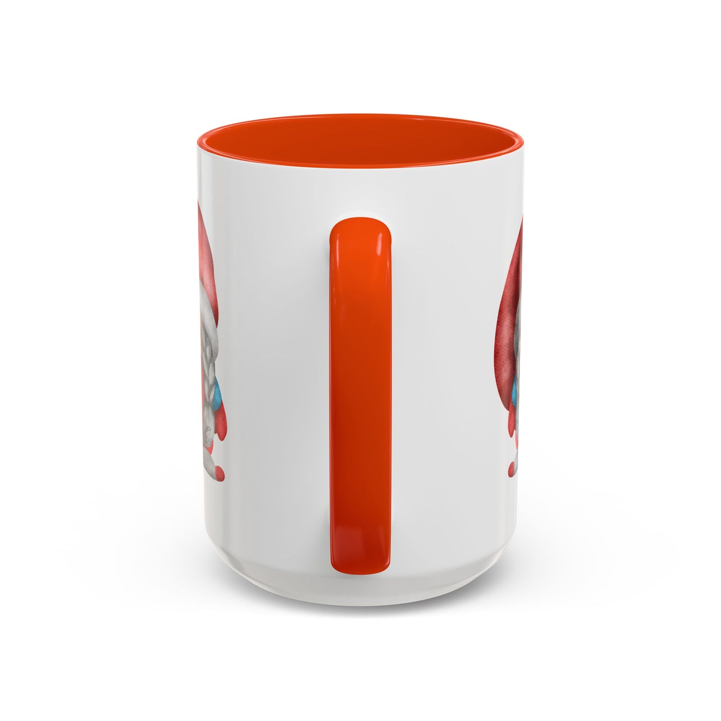 Cheerful Red Gnome with Braids Mug - Sip Your Sweet Melody | Ceramic Coffee & Tea Cup (11oz/15oz)