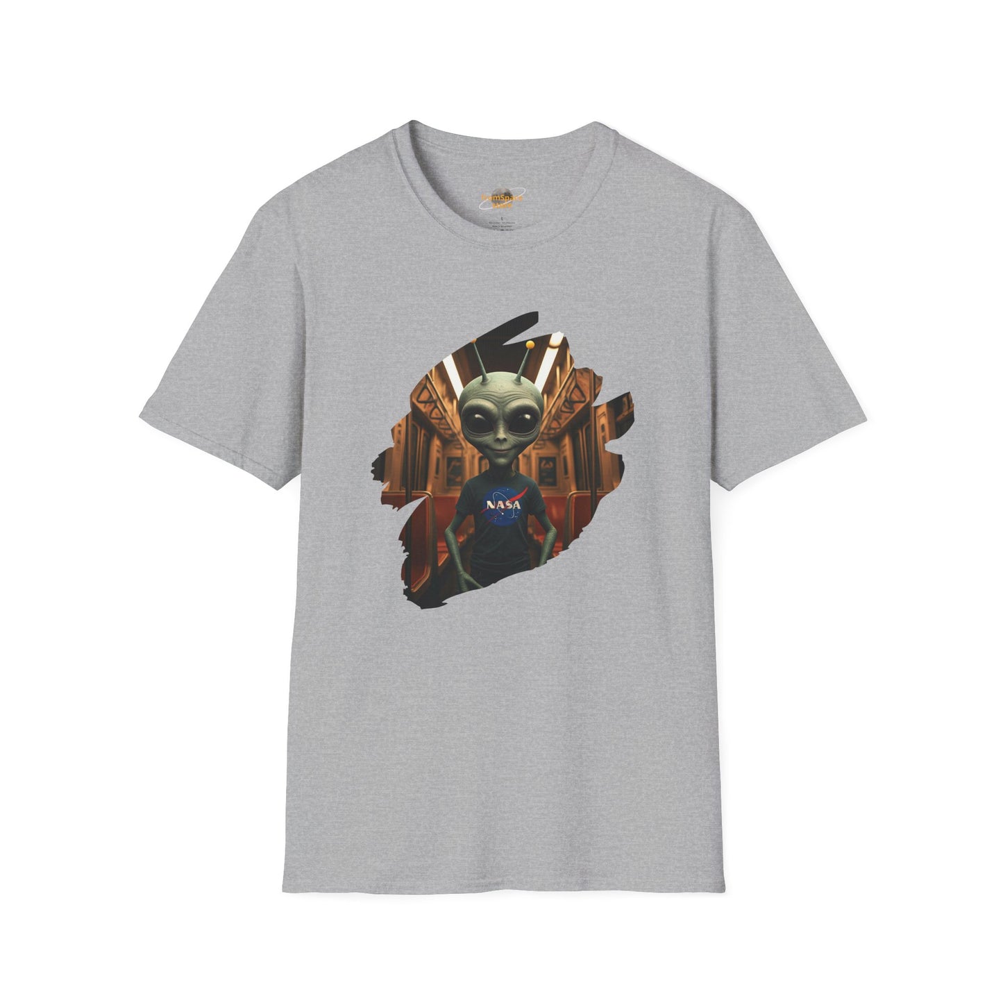 Unisex Alien in Subway T-Shirt: Express Your Urban Adventure with Style and Originality