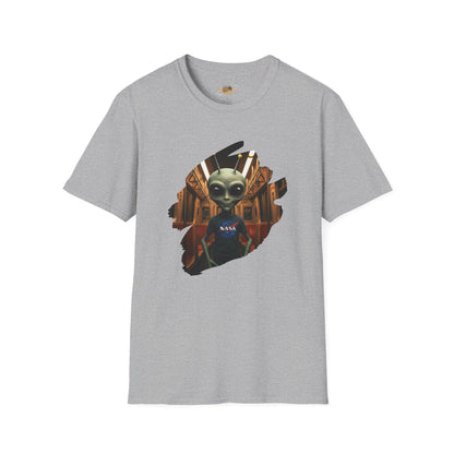 Unisex Alien in Subway T-Shirt: Express Your Urban Adventure with Style and Originality