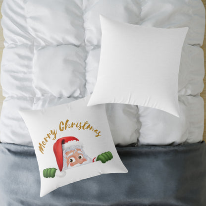 Peek-a-Boo Santa Christmas Throw Pillow Titolo Prodotto (H1 - Primary Keyword Focus)