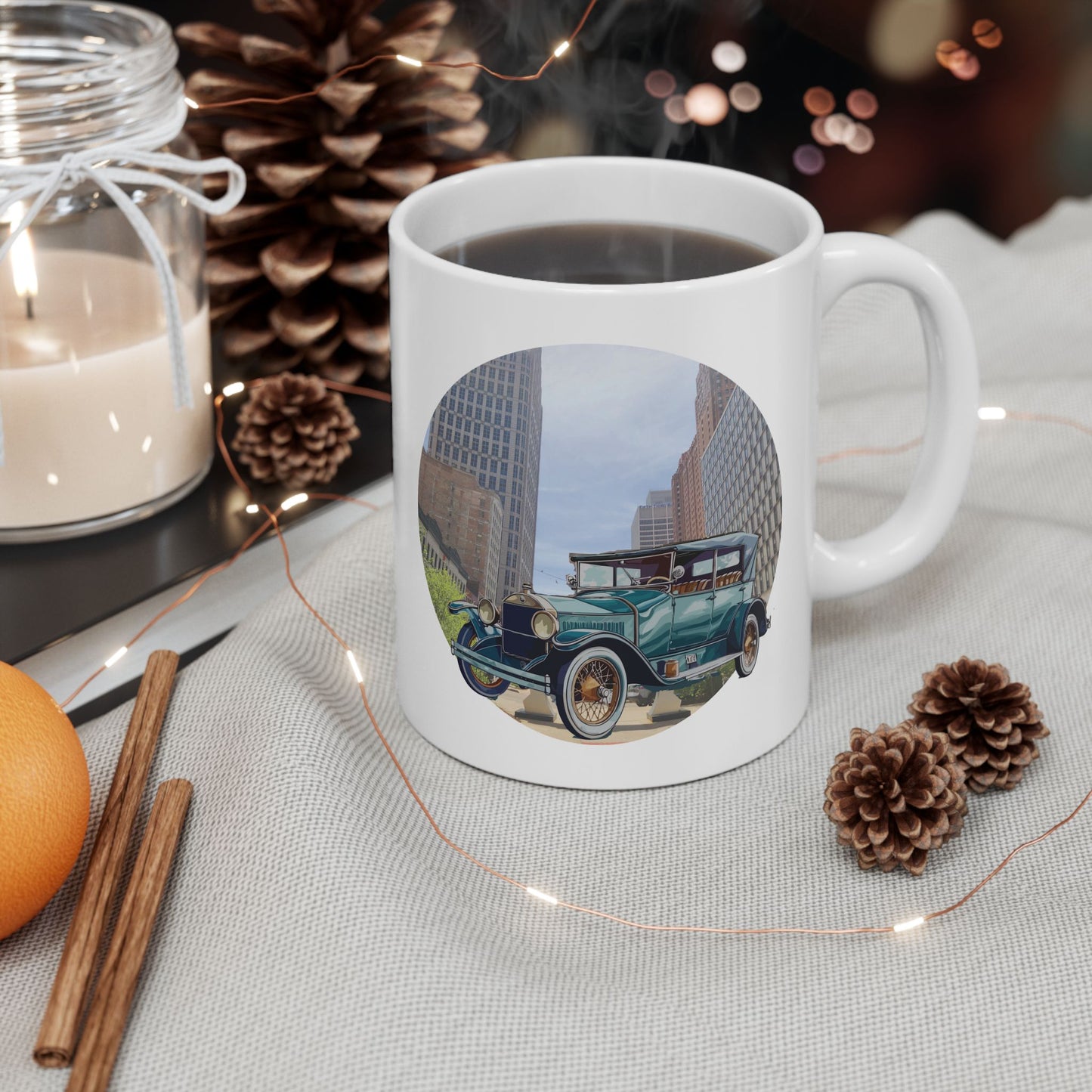 1920s Buick Doctor’s Coupe Mug - Antique Automotive Art