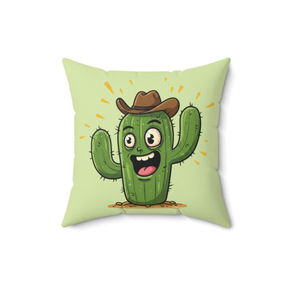 Cowboy Cactus throw pillow
