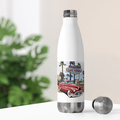 Buick 1950s Vintage Car Insulated Water Bottle - Eco-Friendly Stainless Steel for Retro Lovers 20oz